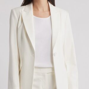 T Tahari Cream Women's Blazer